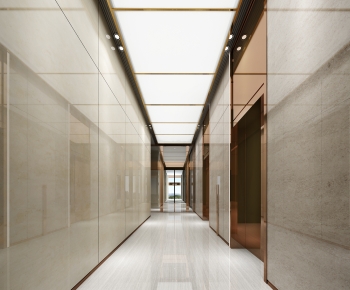 Modern Corridor/elevator Hall-ID:157618056