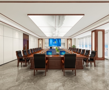 New Chinese Style Meeting Room-ID:969474085