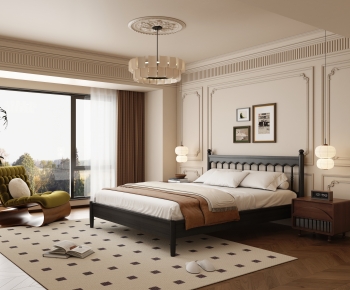 French Style Bedroom-ID:111599022