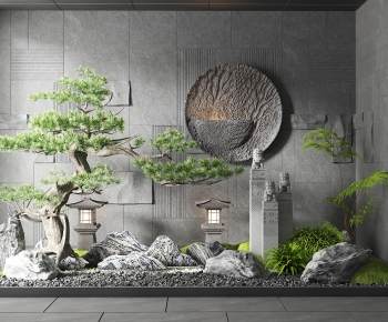 New Chinese Style Plant Landscaping-ID:947508897