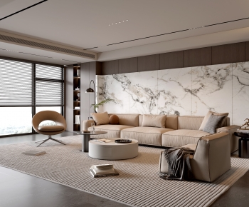 Modern A Living Room-ID:684684047