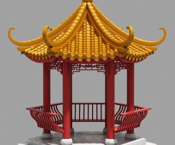 New Chinese Style Ancient Architectural Buildings-ID:906673912