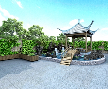 Chinese Style Courtyard/landscape-ID:434421065