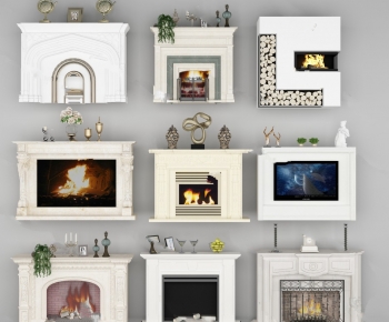 Simple European Style Fireplace-ID:807456977