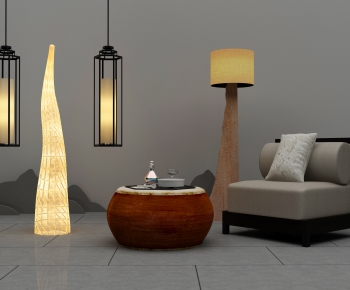 New Chinese Style Floor Lamp-ID:963099098