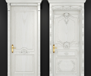 European Style Solid Wood Door-ID:363867048