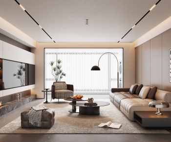 Modern A Living Room-ID:825527917