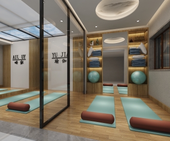 New Chinese Style Yoga Room-ID:582823994