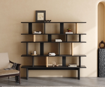 Wabi-sabi Style Bookshelf-ID:538409951