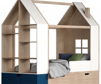 Modern Bunk Bed-ID:775746115