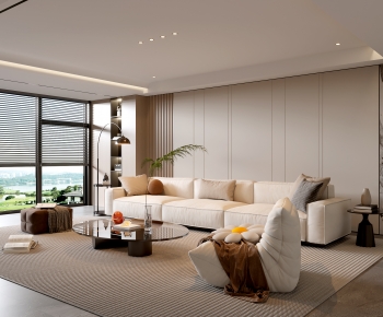 Modern A Living Room-ID:719710111