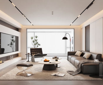 Modern A Living Room-ID:182986973