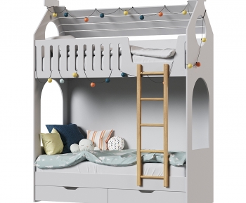 Modern Bunk Bed-ID:550318967