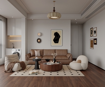 Modern A Living Room-ID:983170997