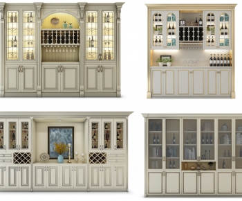 European Style Wine Cabinet-ID:462870614