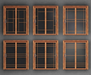 New Chinese Style Sliding Door-ID:911750087