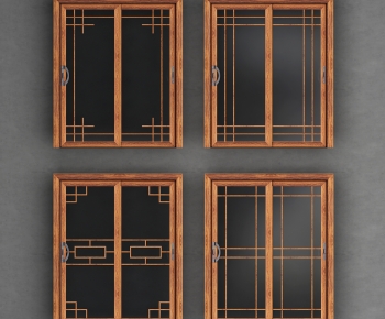 New Chinese Style Sliding Door-ID:835457091