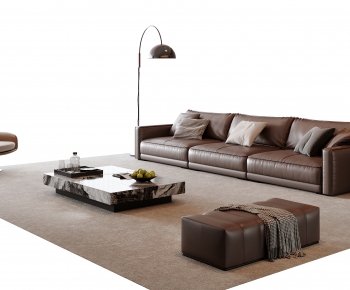 Modern Three-seat Sofa-ID:666939025