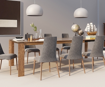 Modern Dining Table And Chairs-ID:479814058