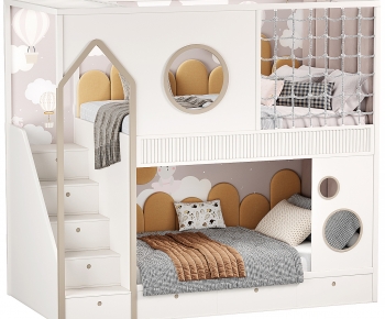 Modern Bunk Bed-ID:843240984