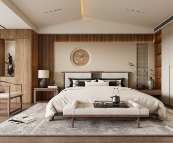 New Chinese Style Bedroom-ID:357846985