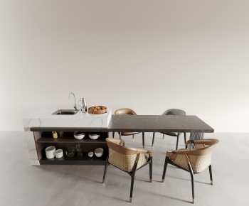 Modern Dining Table And Chairs-ID:850208042