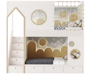 Modern Bunk Bed-ID:817101961