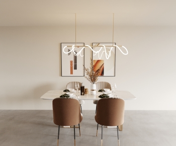 Modern Dining Table And Chairs-ID:509401084