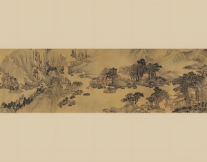 中式山水装饰画-ID:540509947
