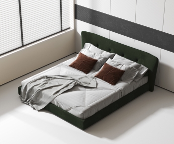 Modern Double Bed-ID:730890046