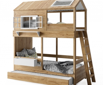 Modern Bunk Bed-ID:712632893