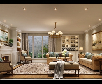 European Style A Living Room-ID:694036962