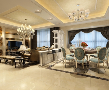 European Style Dining Room-ID:310149243