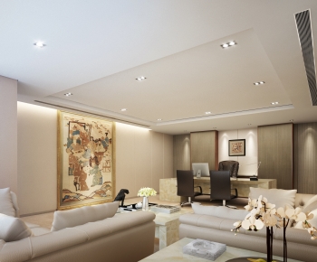 New Chinese Style Manager's Office-ID:419620047