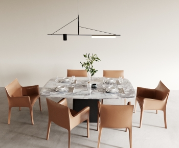 Modern Dining Table And Chairs-ID:359981161