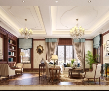 European Style A Living Room-ID:127456909