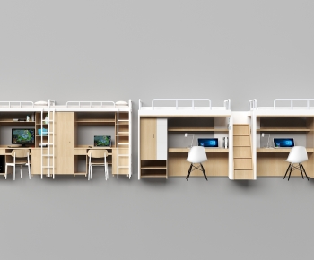 Modern Bunk Bed-ID:899127012