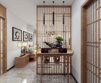 New Chinese Style Hallway-ID:886850121