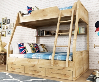 Modern Bunk Bed-ID:332429471