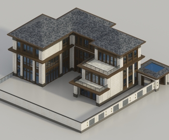 New Chinese Style Detached Villa-ID:334188993