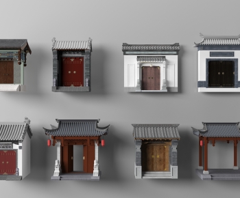 New Chinese Style Gate-ID:762428057