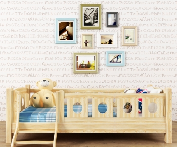 Modern Child's Bed-ID:709301956