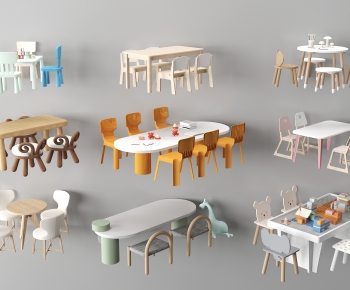 Modern Children's Table/chair-ID:716440784