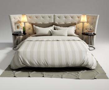 Modern Double Bed-ID:263870952