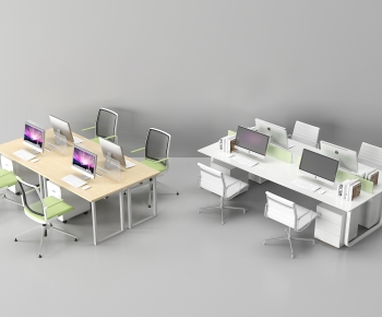 Modern Office Desk And Chair-ID:957067014