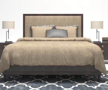 Modern Double Bed-ID:406167037