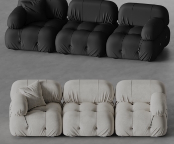 Modern Three-seat Sofa-ID:369623901