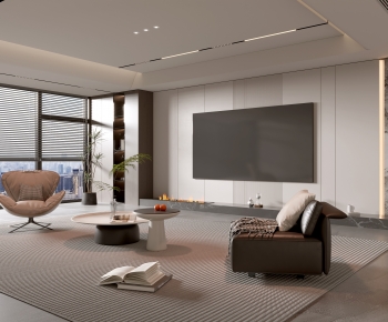 Modern A Living Room-ID:617243055