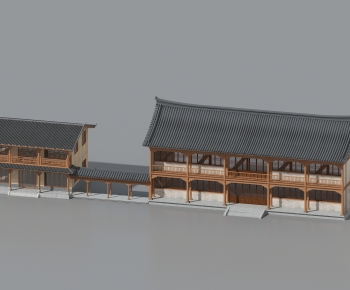 Chinese Style Residential Building-ID:490237953