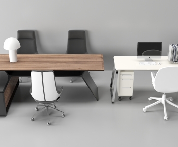 Modern Office Desk And Chair-ID:285756111